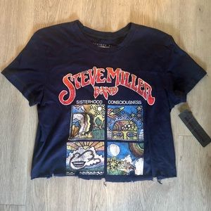 Prince Peter Navy Steve Miller Band Crop